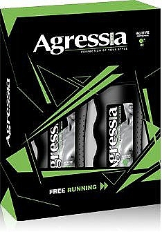 Haarpflegeset - Agressia Fresh (Shampoo 250ml + Duschgel 250ml) — Bild N1