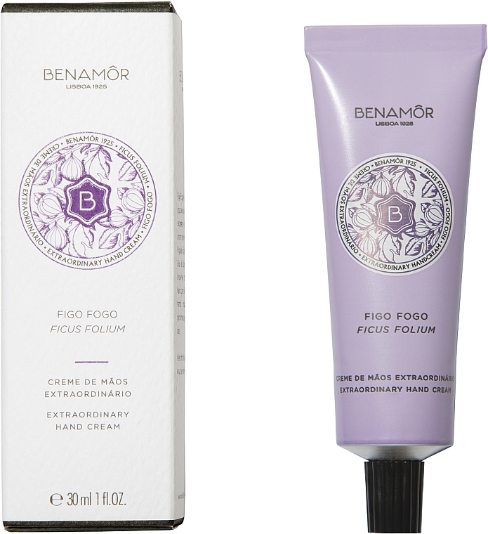 GESCHENK! Parfümierte Handcreme - Benamor Ficus Hand Cream  — Bild N1