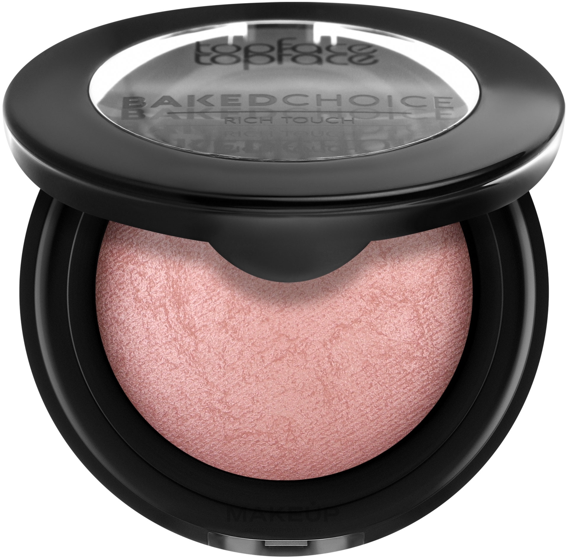 Gebackenes Gesichtsrouge - Topface Baked Choice Rich Touch Blush On — Bild 01 - Nude Sparkle