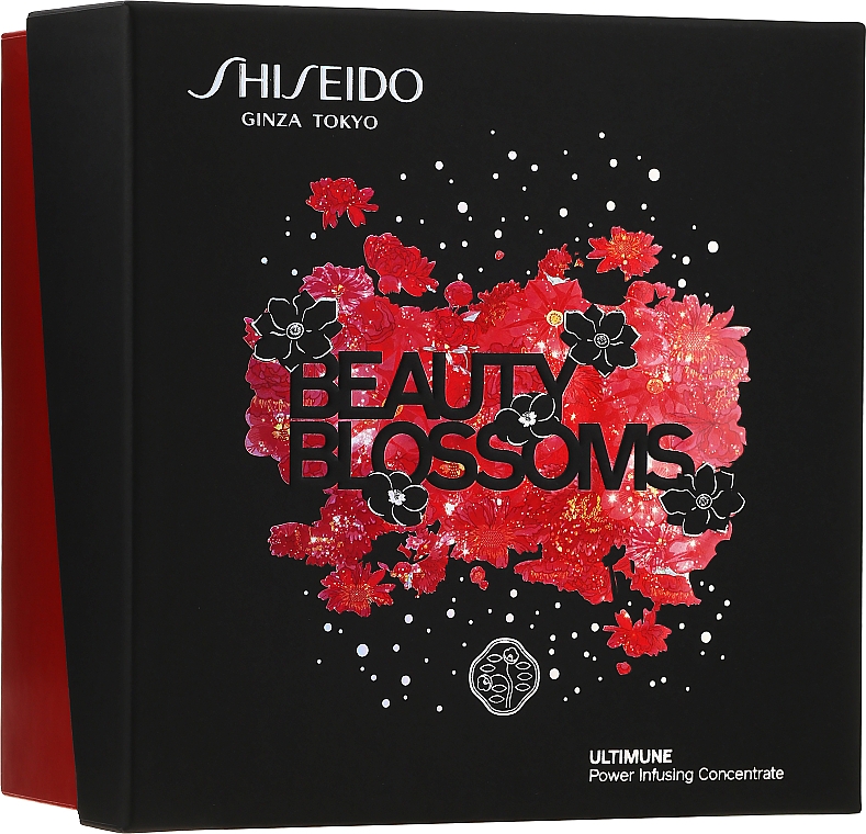 Set - Shiseido Beauty Blossoms Ultimune Power Infusing Concentrate Set (f/conc/50ml + eye/conc/3ml + softner/30ml + foam/15ml) — Bild N1