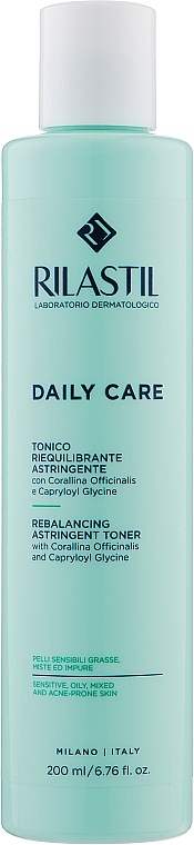Tonikum für fettige Haut - Rilastil Daily Care Rebalancing Astringent Toner — Bild N1