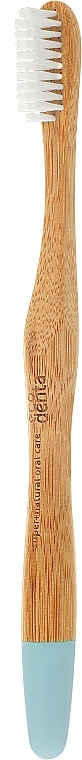 Bambuszahnbürste mittel hellblau - Ecodenta Bamboo Toothbrush Medium — Bild N1