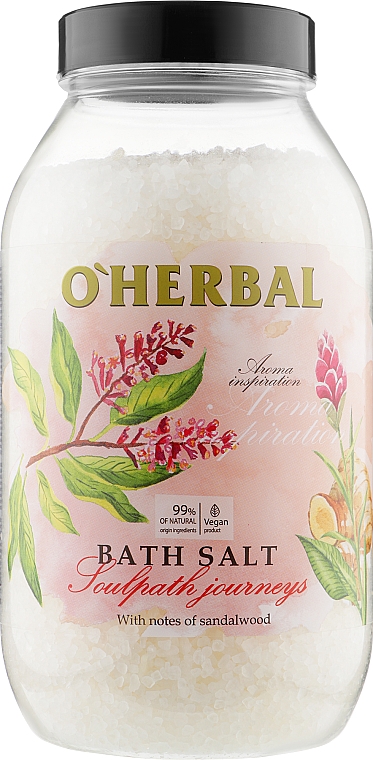 Badesalz Lavendel Soulpath Journeys - O'Herbal Aroma Inspiration Bath Salt — Bild N1