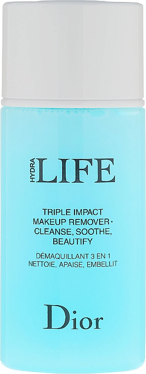 3in1 Make-up Entferner - Dior Hydra Life Triple Impact Makeup Remover — Bild N2