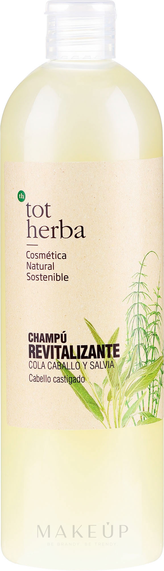 Revitalisierendes Shampoo mit Salbei und Zinnkraut - Tot Herba Horsetail & Sage Repair Shampoo — Bild 500 ml