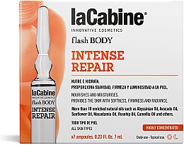 Düfte, Parfümerie und Kosmetik Ampullen für den Körper - La Cabine Flash Body Intense Repair Ampoules