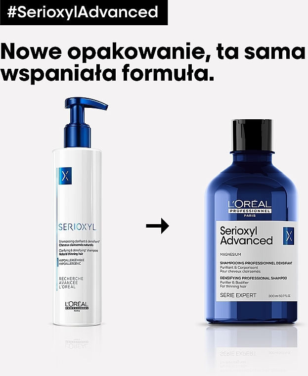 Haarshampoo - L'Oreal Professionnel Serioxyl Advanced Densifying Professional Shampoo — Bild N6