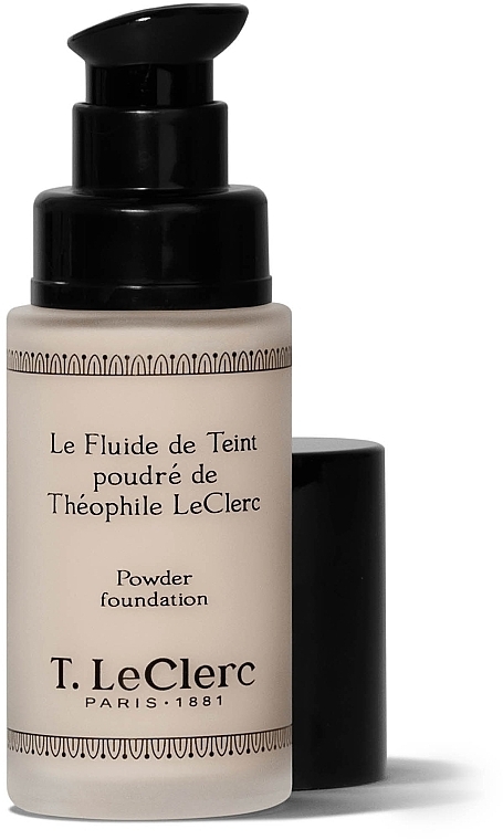 Foundation-Flüssigkeit für das Gesicht - T. LeClerc Le Fluide de Teint Powder Foundation — Bild N2