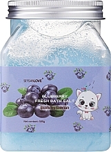 Körperpeeling mit Meersalz und Blaubeerextrakt - Sersanlove Blueberry Fresh Bath Salt — Bild N1