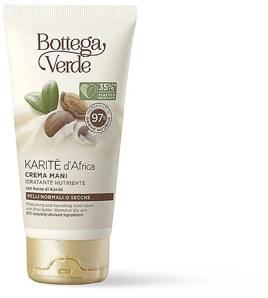 Handcreme Karité - Bottega Verde Hand Cream — Bild N1