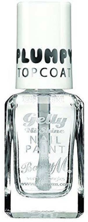 Nagelüberlack mit Gel-Effekt - Barry M Gelly Hi Shine Nail Paint Plumpy Top Coat — Bild N1