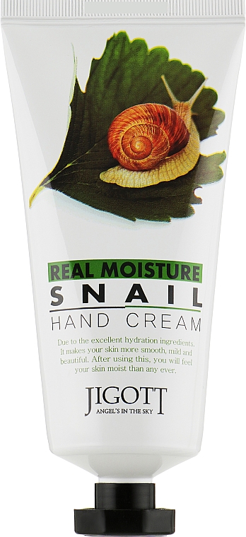 Handcreme mit Schneckenschleimextrakt - Jigott Real Moisture Snail Hand Cream — Bild N1