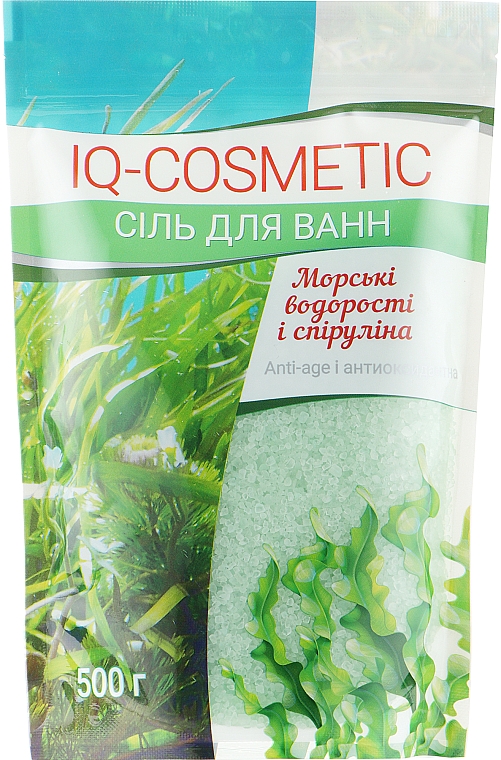 Badesalz mit Meeresalgen und Spurenelementen - IQ-Cosmetic — Bild N2