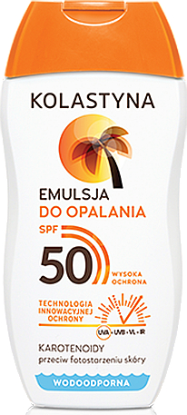 Wasserfeste Sonnenschutzlotion SPF 50 - Kolastyna