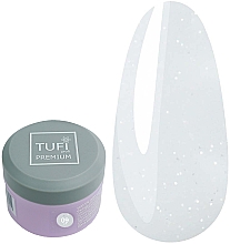 Düfte, Parfümerie und Kosmetik Gel zur Nagelverlängerung mit Schimmer - Tufi Profi Premium LED/UV Gel 09 White Frost