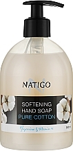 Flüssige Handseife Reine Baumwolle - Natigo Softening Hand Soap — Bild N1
