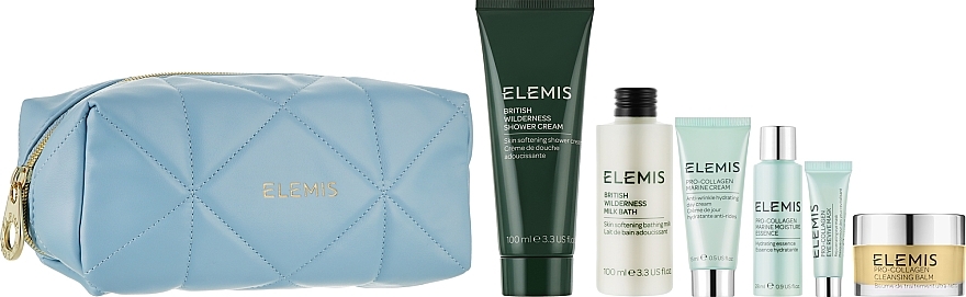 Set - Elemis Travels The Collector`s Edition (balm/20g + cr/15ml + eye/mask/4ml + ess/28ml + sh/cr/100ml + milk/bat/100ml) — Bild N1