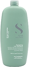 Energiespendendes Shampoo für schwaches und zu Haarausfall neigendes Haar - Alfaparf Semi De Lino Scalp Renew Energising Low Shampoo — Bild N1