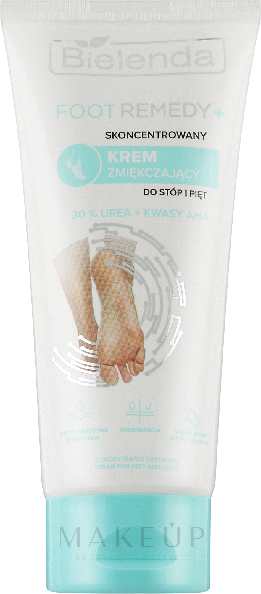 Konzentrierte weichmachende Creme für Füße und Fersen 30% UREA + AHA-Säuren - Bielenda Foot Remedy — Bild 75 ml