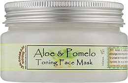 Düfte, Parfümerie und Kosmetik Gesichtsmaske mit Aloe und Pampelmuse - Lemongrass House Aloe&Pomelo Toning Face Mask