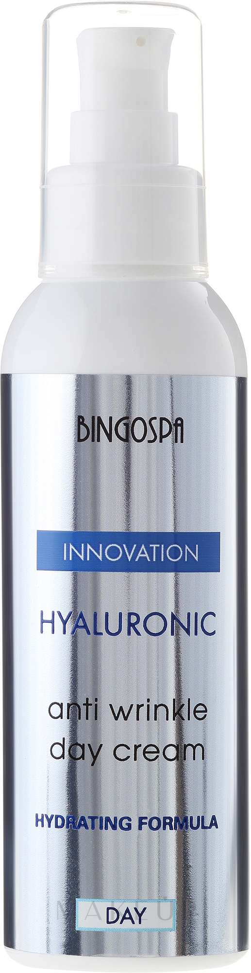 Feuchtigkeitsspendende Anti-Falten Tagescreme mit Hyaluron - BingoSpa Hyaluronic Anti Wrinkle Day Cream — Bild 135 g