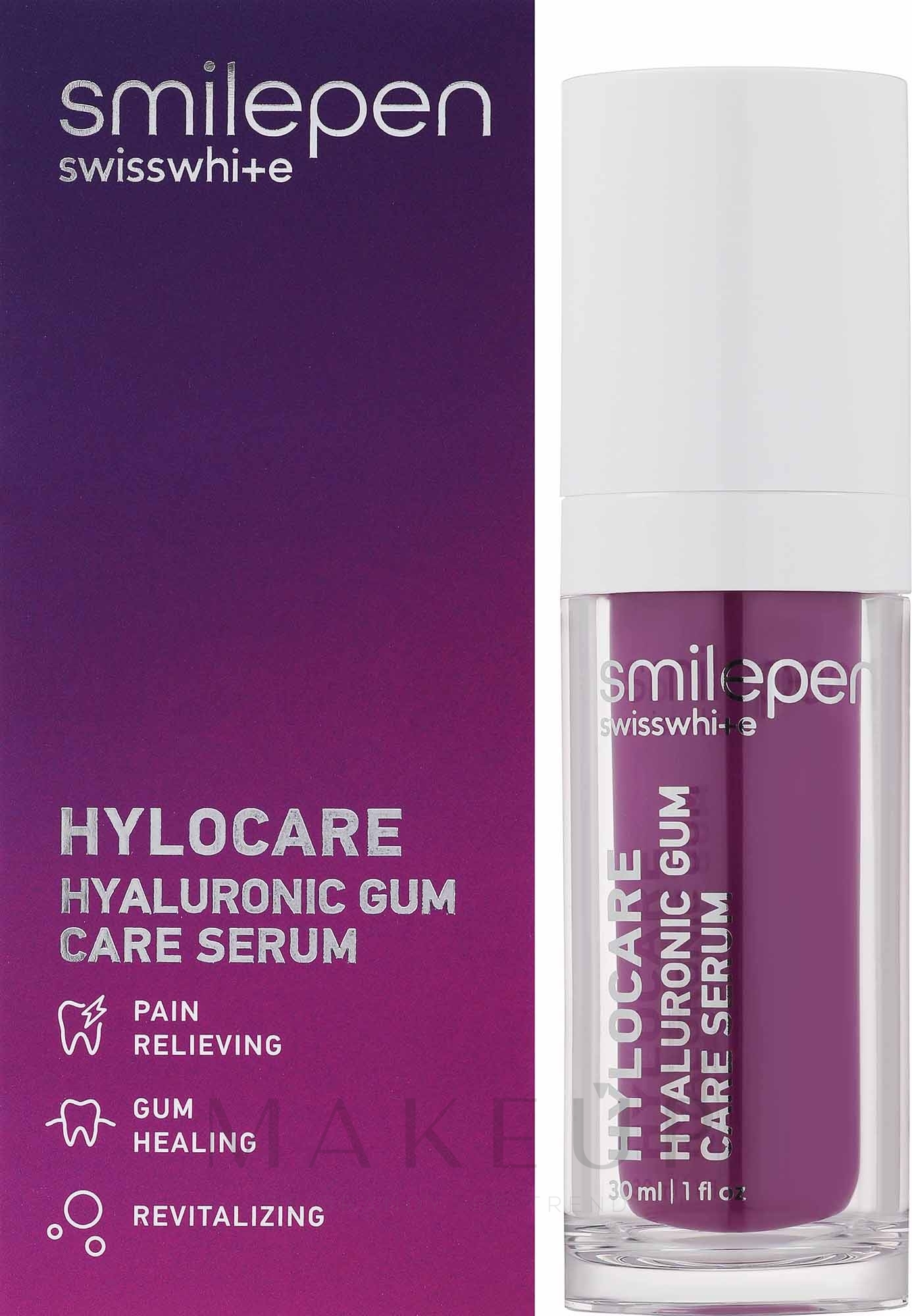 Zahnfleischpflege-Serum - SwissWhite Smilepen Hylocare Hyaluronic Gum Care Serum — Bild 30 ml