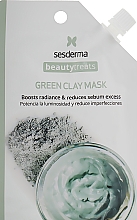 Düfte, Parfümerie und Kosmetik Maske aus grünem Ton - SesDerma Laboratories Beauty Treats Green Clay Mask