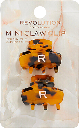 Mini-Haarspangen-Set 2 St. - Revolution Haircare Mini Acetate Claw Clip — Bild N1