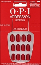 Düfte, Parfümerie und Kosmetik Künstliche Nägel - OPI Xpress/On Big Apple Red 