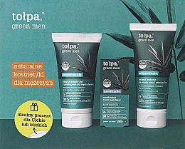 Set - Tolpa Green Men 2024 Set (Gesichtswaschgel/150ml + Gesichtscreme/50ml + Duschgel/200/ml) — Bild N1