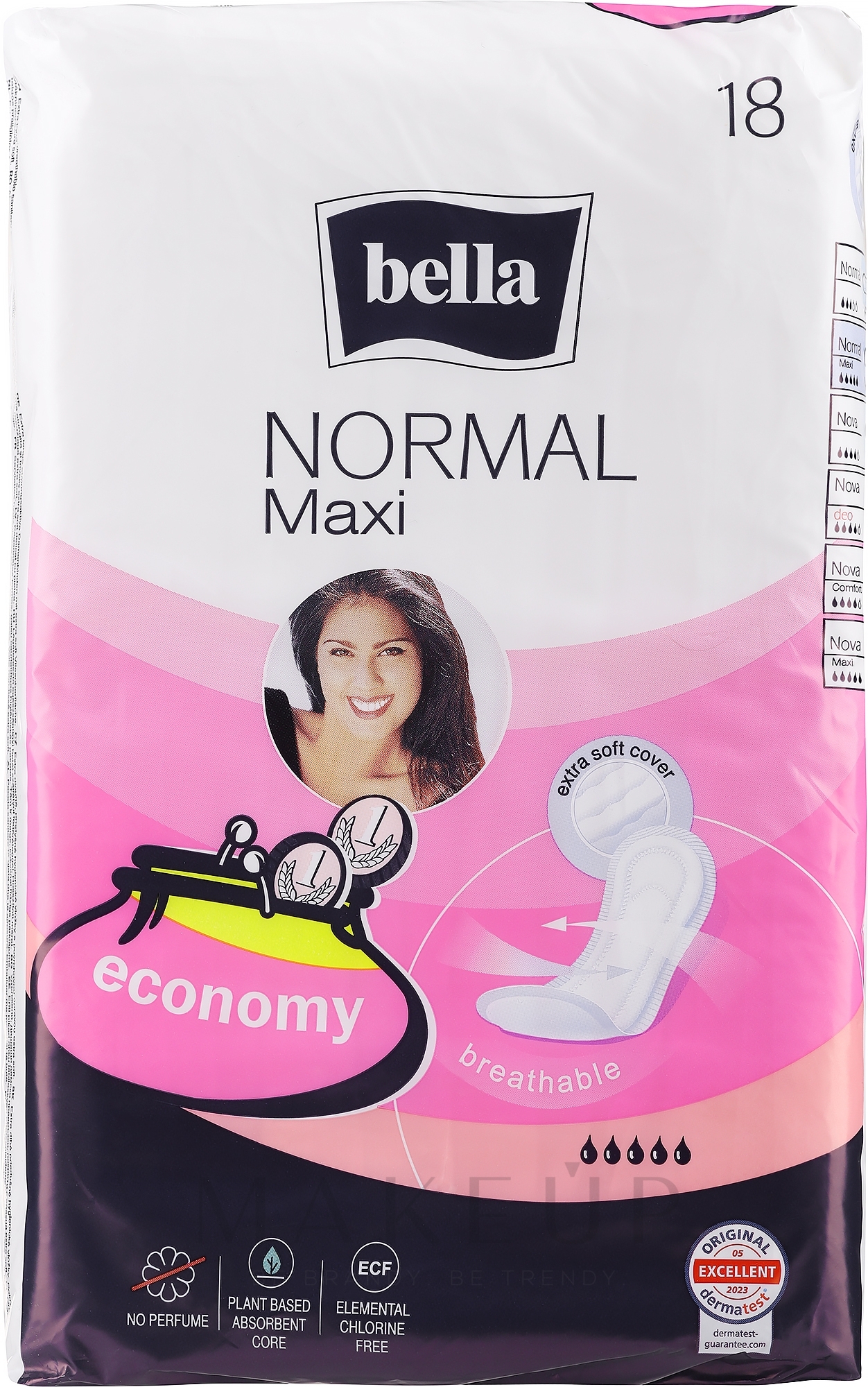 Damenbinden Normal Maxi 18 St. - Bella — Bild 18 St.