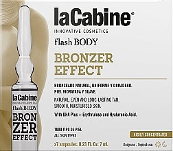 Bronzingampullen für natürliche Körperbräunung - La Cabine Flash Body Bronzer Effect — Bild N1