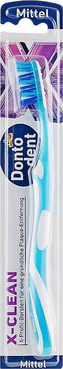 Zahnbürste blau - Dontodent X-Clean — Bild N1