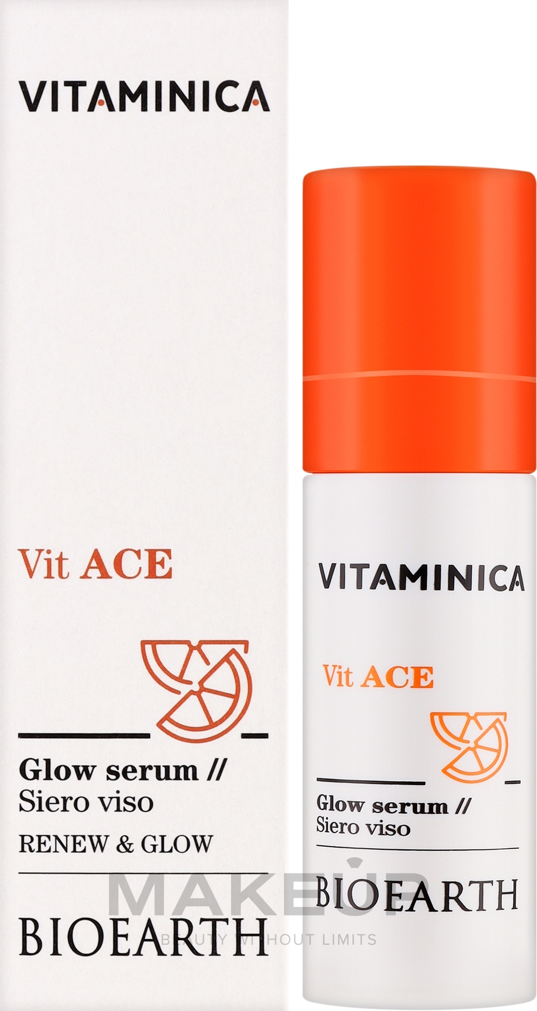 Gesichtsserum - Bioearth Vitaminica Vit ACE Glow Serum  — Bild 30 ml