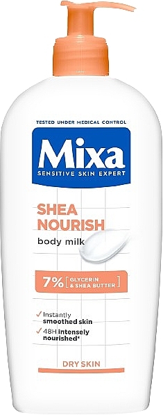 Nährende Körpermilch - Mixa Shea Nourish Body Milk — Bild N1