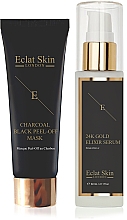Gesichtspflegeset - Eclat Skin London 24k Gold (Gesichtsserum 60ml + Peel-Off-Maske für das Gesicht 50ml) — Bild N1