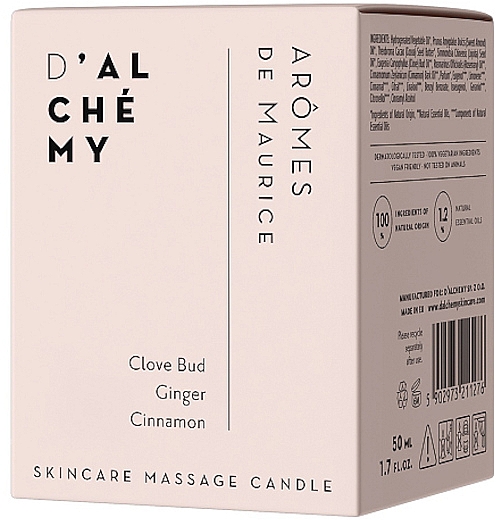 Massagekerze für Gesicht und Körper - D'Alchemy Skincare Massage Candle — Bild N2