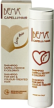 Düfte, Parfümerie und Kosmetik Farbschutz-Shampoo für coloriertes Haar - Bema Cosmetici Bema Love Bio Shampoo For Dry and Color-Treated Hair