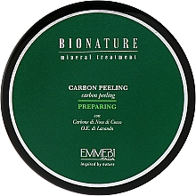 Düfte, Parfümerie und Kosmetik Kopfhautpeeling mit ätherischem Lavendelöl - Emmebi Italia BioNatural Mineral Treatment Carbon Peel