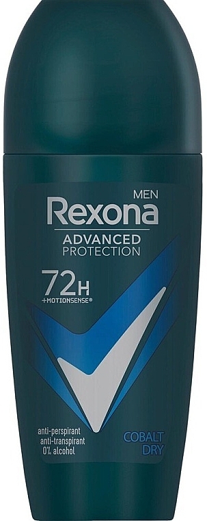 Roll-on Antitranspirant - Rexona 72h Cobalt Dry Roll-On Herren — Bild N1