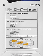 Strumpfhose CLASSIC 20 Den grau - Intuicia — Bild N2