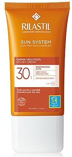 Samtige Sonnencreme LSF 30 - Rilastil Sun System Velvet Cream SPF30 — Bild N1