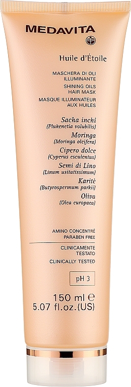 Haarmaske - Medavita Huile D'Etoile Mask — Bild N1