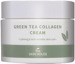 Düfte, Parfümerie und Kosmetik Beruhigende Anti-Falten Gesichtscreme mit Kollagen und Grüntee-Extrakt - The Skin House Green Tea Collagen Cream