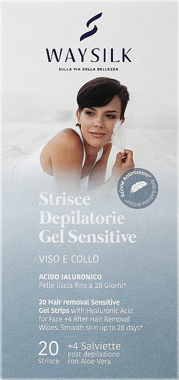 Haarentfernungsstreifen für das Gesicht - Waysilk Sensitive Hair Removal Strips — Bild N1