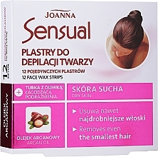 Düfte, Parfümerie und Kosmetik Enthaarungswachsstreifen für das Gesicht mit Arganöl - Joanna Sensual Depilatory Face Strips