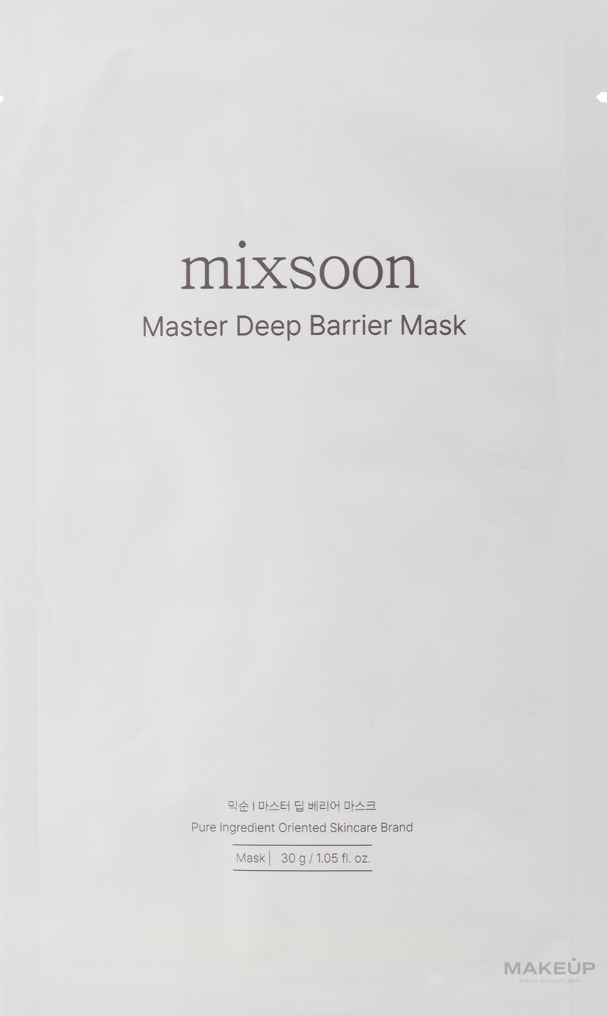 Regenerierende Gesichtsmaske - Mixsoon Master Deep Barrier Mask — Bild 30 g