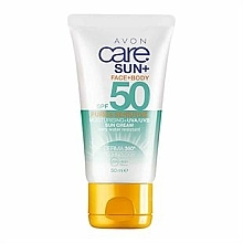 Feuchtigkeitsspendende Sonnenschutzcreme für Gesicht und Körper - Avon Care Sun+ Shine Control Sun Cream SPF 50 — Bild N1