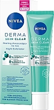 Düfte, Parfümerie und Kosmetik Peeling für die Nacht - Nivea Derma Skin Clear Night Exfoliator