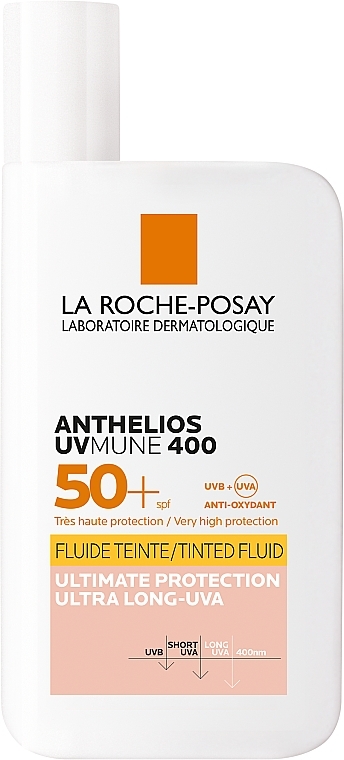Tonisierendes Sonnenschutzfluid SPF 50+ - La Roche Posay Anthelios UVmune 400 Tinted Fluid SPF50+ — Bild N1